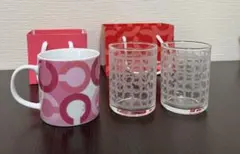 コーチ 非売品 マグカップとグラス2個セット