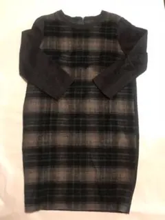 〈BEAUTY&YOUTH〉のチェックワンピース