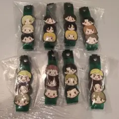 進撃の巨人　一番くじ　I賞ぽこっとちゃーむ　8点セット