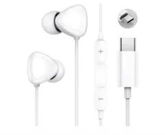 タイプC イヤホン 有線 マイク付き USB Type C イヤフォン 収納袋付