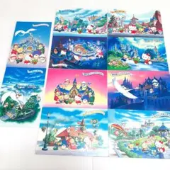 ハローキティ ポストカード 10枚セット ハーモニーランド レトロ
