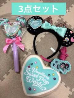 ディズニーパルパルーザ ヴァネロペスウィートポップワールドカチューシャ3点セット