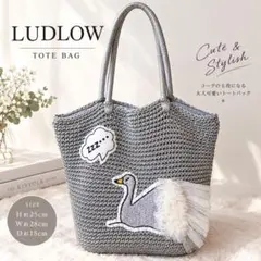 LUDLOW Cord bag M (Swan) ラドローコードバッグスワン - メルカリ