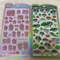 正規品　うるちゅるポップシール　モンチッチ　パワーパフガールズ　バターカップ