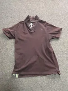 Abercrombie & Fitch アバクロ　ポロシャツ メンズ　ブラウンLのサムネイル