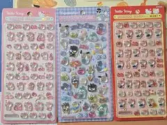 【国内正規品】ボンボンドロップシール キティmini2種とはぴだんぶい ボンドロ