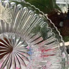 ウランガラス 盛り皿 大皿 ビンテージ - メルカリ