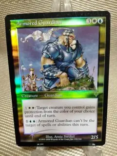 インベイジョン foil 鎧を着た守護者b 英語 1枚　MTG