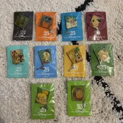 ディズニーランド　シー　非売品　ピンバッジ　25周年