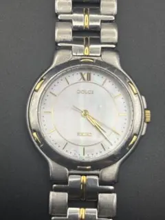 SEIKO セイコー ドルチェ シェル文字盤 5E31-6D50 稼働品168