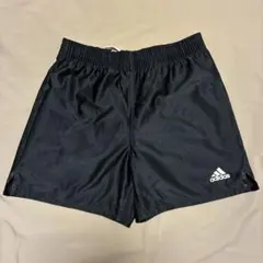【訳あり】adidas 黒 サッカーハーフパンツ 130