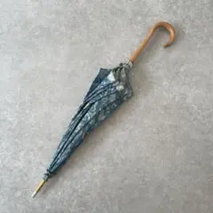 【定価2.8万】藍染め 日傘　長傘　和装　着物　藍色　綿100％