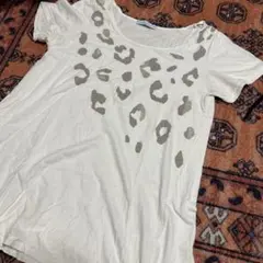 Mignon 半袖 Tシャツ レオパード柄 ホワイトのサムネイル