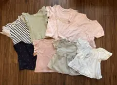 90cm半袖シャツ8点セット保育園着