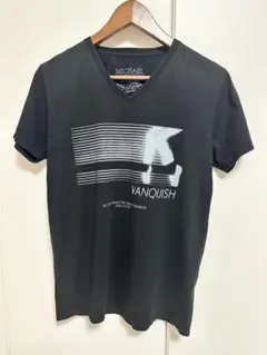 マイケル・ジャクソン オフィシャルライセンス Tシャツ VANQUISH S 黒 マイケル・ジャクソン オフィシャルライセンス Tシャツ ビンテージ
