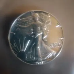 イーグル銀貨 1987年 アメリカ合衆国造幣局発行 1oz銀貨 純銀 31.1g