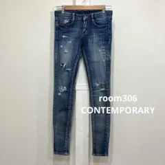room306 CONTEMPORARY ダメージ加工 デニム スキニーパンツのサムネイル