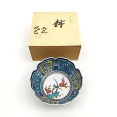 九谷焼堂 金本 器 陶器 鳥 梅 8572のサムネイル