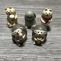 コンコンブル　デコレ　動物5匹