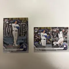 topps NOW 大谷翔平2025ナショナルリーグMVP受賞　2枚セット