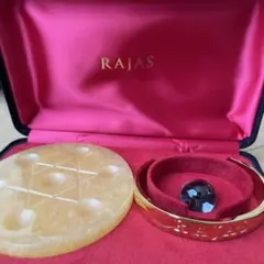美品】RAJAS ラジャスリング ルビー付 ブレスレット 箱付き 新リンパ
