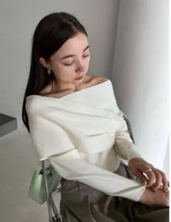 スナイデル カシュクールニットプルオーバー レディース