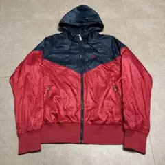 NIKE ウィンドランナー ジャケット レッド ネイビー ランニング