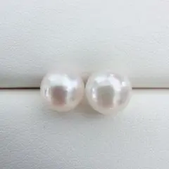 609 サービス品あこやパールスタッドピアスサージカルステンレスシルバー