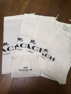 【まとめ売り】COACH 不織布ショッパー(保存袋)＊美品＊送料込＊匿名配送