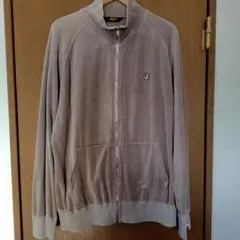 Ape グレーベロア素材 セットアップジャージ