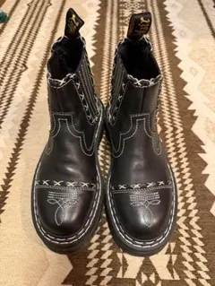 ドクターマーチン 厚底 チェルシーブーツ ウエスタン