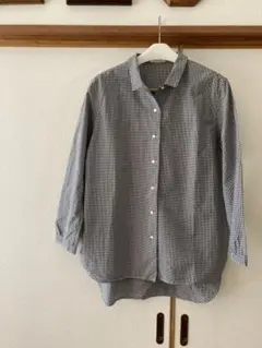 ☆お値下げ　美品　スティールエコンフォール M〜L チェックシャツ　ゆったりのサムネイル