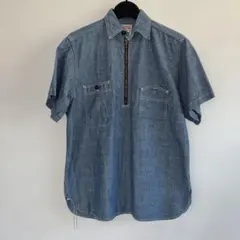 JOE McCOY ハーフジップ　デニム　シャンブレー　TALONジップ　14のサムネイル