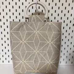 大島紬　リメイクバッグ　ハンドメイド　着物リメイク　バッグ