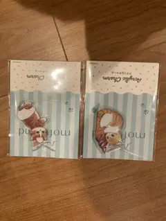 moonsand 猫のアクリルチャームセット 2個セット