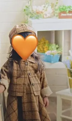 3点セット　ワンピース　ジャケット　帽子　110