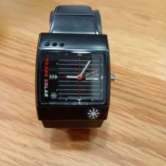 TARAXA SOLAR デジタル腕時計 ブラック