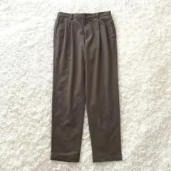 グリーンレーベルリラクシング 2タック パンツ ストレッチ ウエストゴム