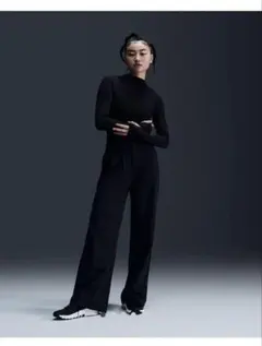 【新品】ナイキ ブリス Dri-FITパンツ タック ワイドパンツ Lサイズ 黒