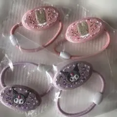 最終お値下げしました サンリオキャラクターズ 刺繍ヘアゴム