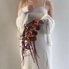 ウェディング クラッチブーケ アーティフィシャルフラワー