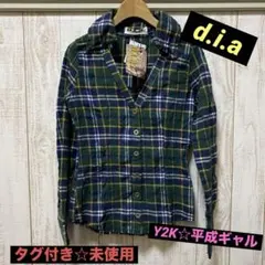 タグ付き 新品 d.i.a ダイア ダメージ加工 シャツ Y2K 平成ギャルのサムネイル