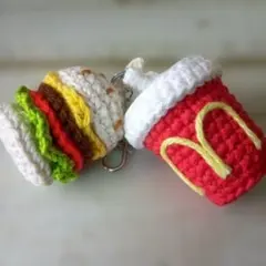 バーガー＆マックシェークチャーム