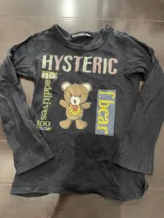 ヒスミニ　長袖Tシャツ サイズ90 黒　ベビー