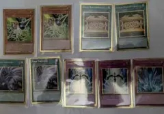 【北米版】遊戯王 英語版 MGED プレミアムゴールドレア 汎用 9枚セット
