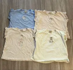 【4着セット】petit main 90cm Tシャツ 女の子 まとめ売り