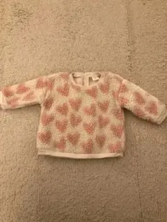 ハート柄ボアトップス（6-9 months）NEXT baby