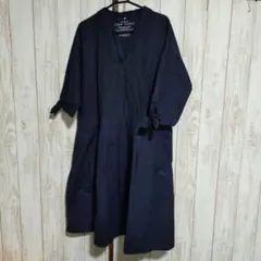 Cube Sugar シャツワンピース 七分袖