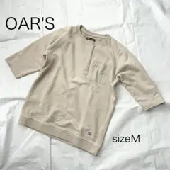 OAR'S 七分袖　トレーナー　Ｍサイズ　ベージュ 　PATY