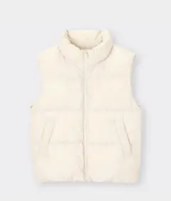 GU ダウンベストホワイト　L